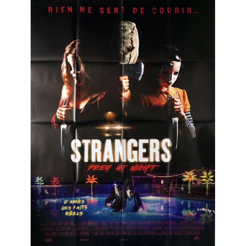 THE STRANGERS PREY AT NIGHT Affiche de film - 120x160 cm. - 2018 - Christina Hendricks, Johannes Roberts