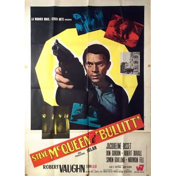 BULLITT Affiche de film - 100x140 cm. - 1968 - Steve McQueen, Peter Yates BULLITT Affiche de film - 100x140 cm. - 1968 - Steve McQueen, Peter Yates