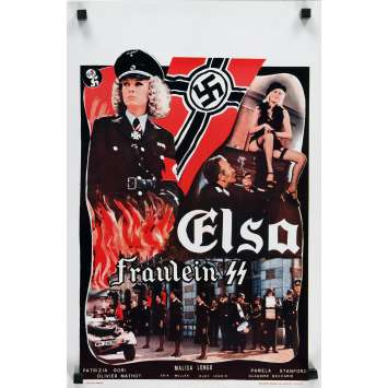 ELSA FRAULEIN SS Affiche de film - 35x55 cm. - 1977 - Malisa Longo, Patrice Rhomm