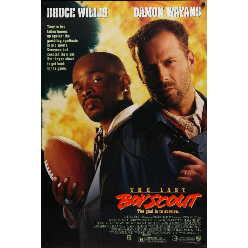 LE DERNIER SAMARITAIN Affiche de film Style Inter. A - 69x102 cm. - 1991 - Bruce Willis, Tony Scott