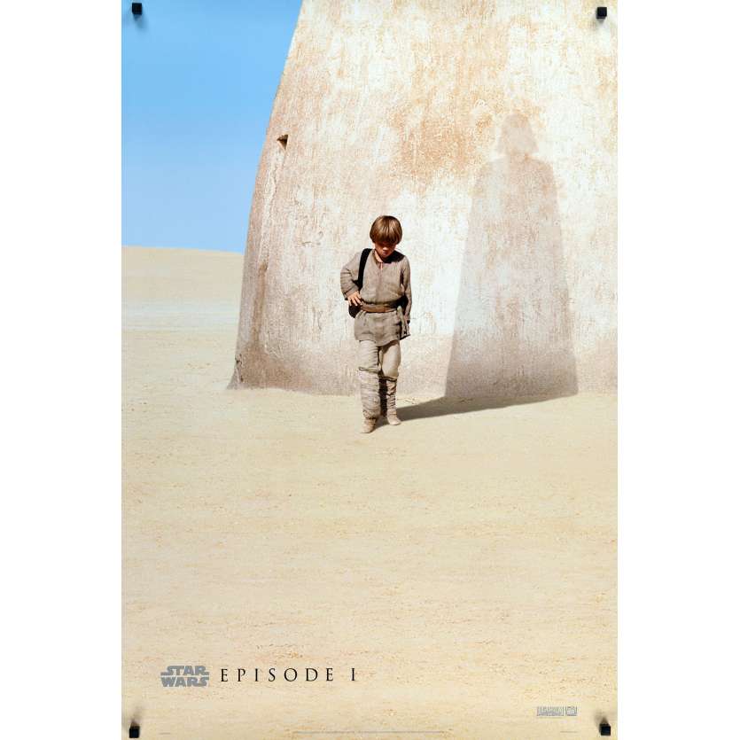 STAR WARS - THE PHANTOM MENACE Original Movie Poster Style A Teaser - 27x40 in. - 1999 - George Lucas, Ewan McGregor