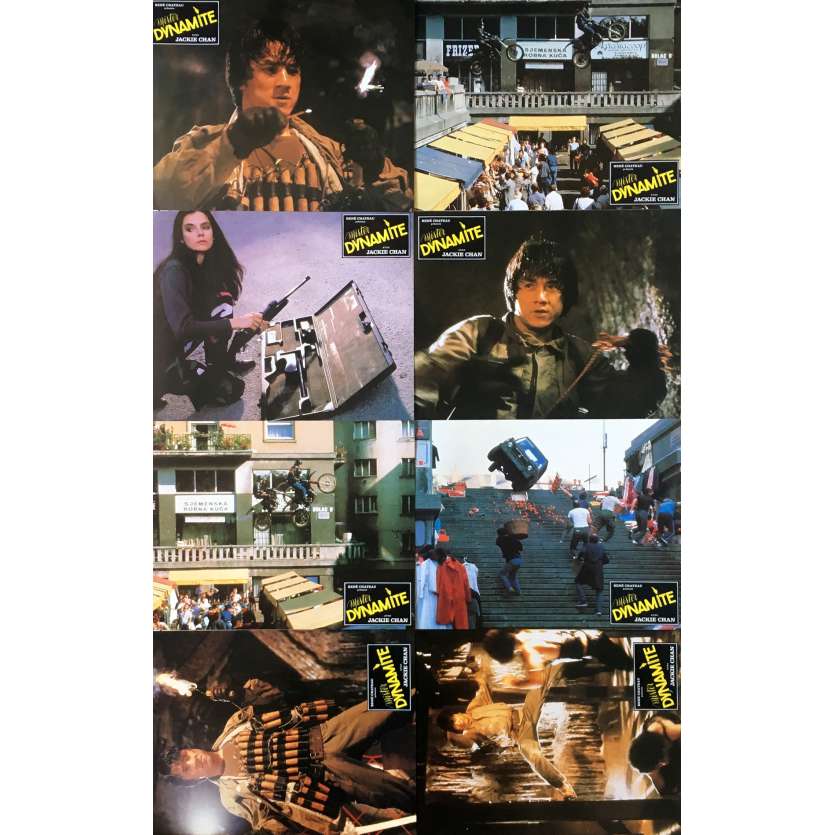 MISTER DYNAMITE Photos de film x10 - 25x30 cm. - 1986 - Jackie Chan, Jackie Chan