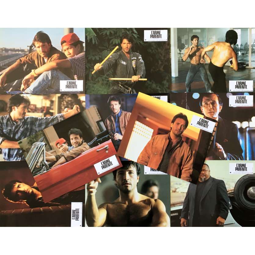 THE PERFECT WEAPON Original Lobby Cards x11 - 9x12 in. - 1991 - Mark DiSalle, Jeff Speakman