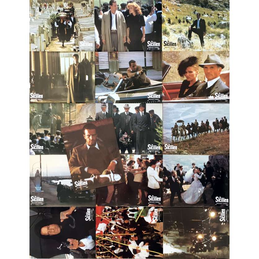 THE SICILIAN Original Lobby Cards x16 - 9x12 in. - 1987 - Michael Cimino, Christophe Lambert