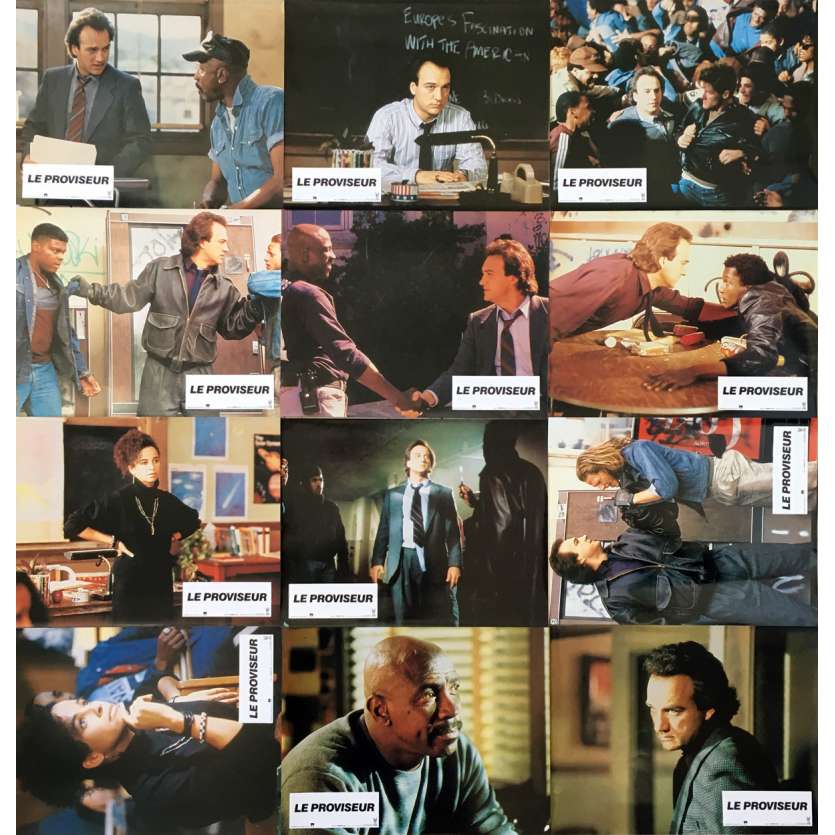 THE PRINCIPAL Original Lobby Cards x12 - 9x12 in. - 1987 - Christopher Cain, Jim Belushi