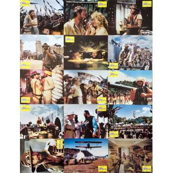 KING SOLOMON'S MINES Original Lobby Cards x15 - 9x12 in. - 1985 - Jack Lee Thomson, Sharon Stone