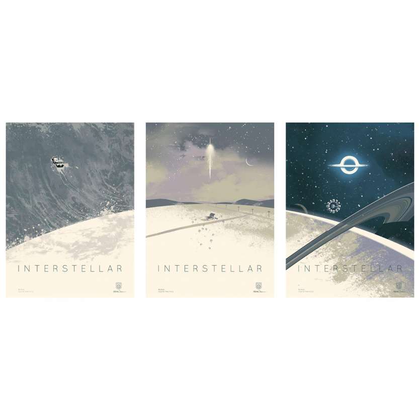 INTERSTELLAR Limited Imax Posters AMC - 12x16 in. - 2014 - Christopher Nolan, Matthew McConaughey