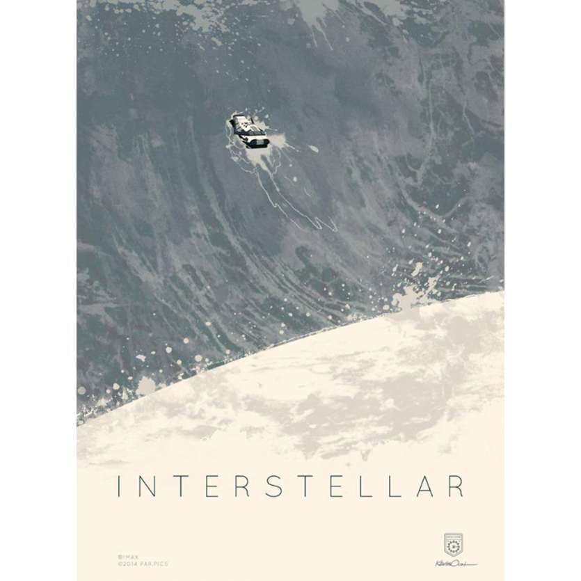 INTERSTELLAR Limited Imax Poster AMC A - 12x16 in. - 2014 - Christopher Nolan, Matthew McConaughey