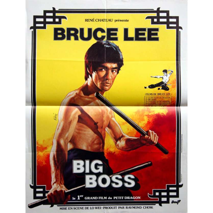 BRUCE LEE Big Boss Affiche Originale R79 40x60 French movie Poster