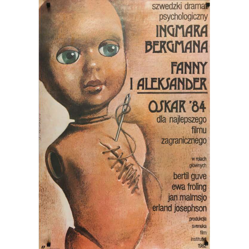 FANNY AND ALEXANDER Original Movie Poster - 29x40 in. - 1982 - Ingmar Bergman, Bertil Guve