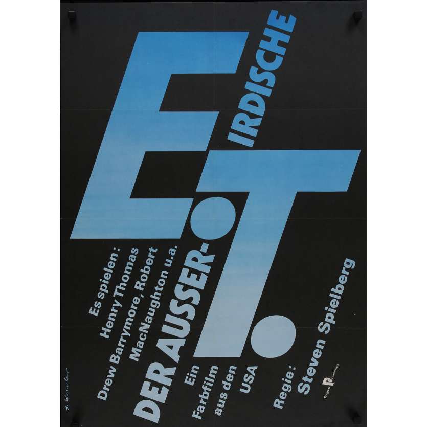 E.T. L'EXTRA-TERRESTRE Affiche de film  - 59x84 cm. - 1982 - Dee Wallace, Steven Spielberg