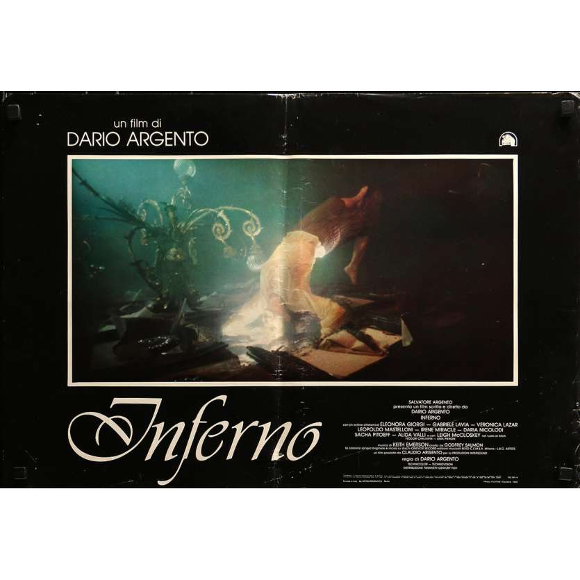 INFERNO Original Photobusta Poster N11 - 18x26 in. - 1980 - Dario Argento, Daria Nicolodi