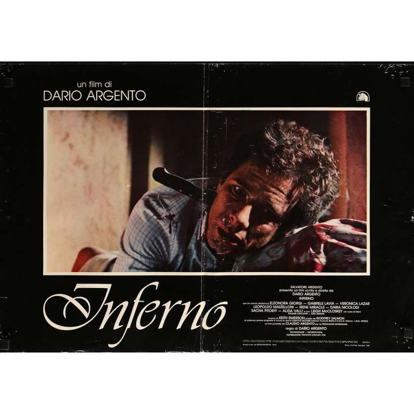 INFERNO Original Photobusta Poster N10 - 18x26 in. - 1980 - Dario Argento, Daria Nicolodi