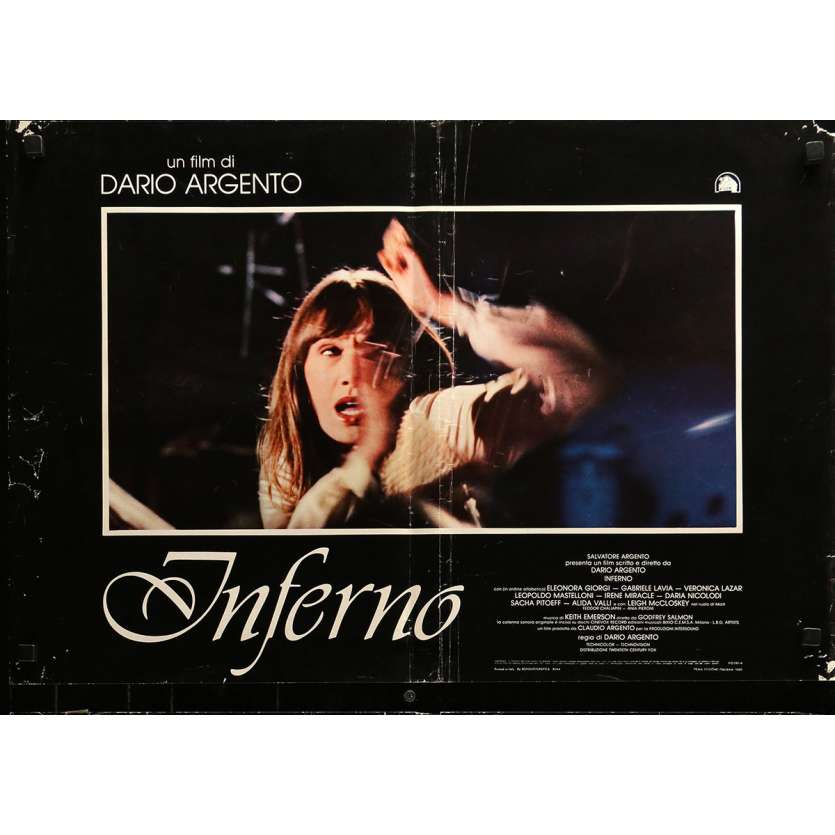 INFERNO Original Photobusta Poster N07 - 18x26 in. - 1980 - Dario Argento, Daria Nicolodi