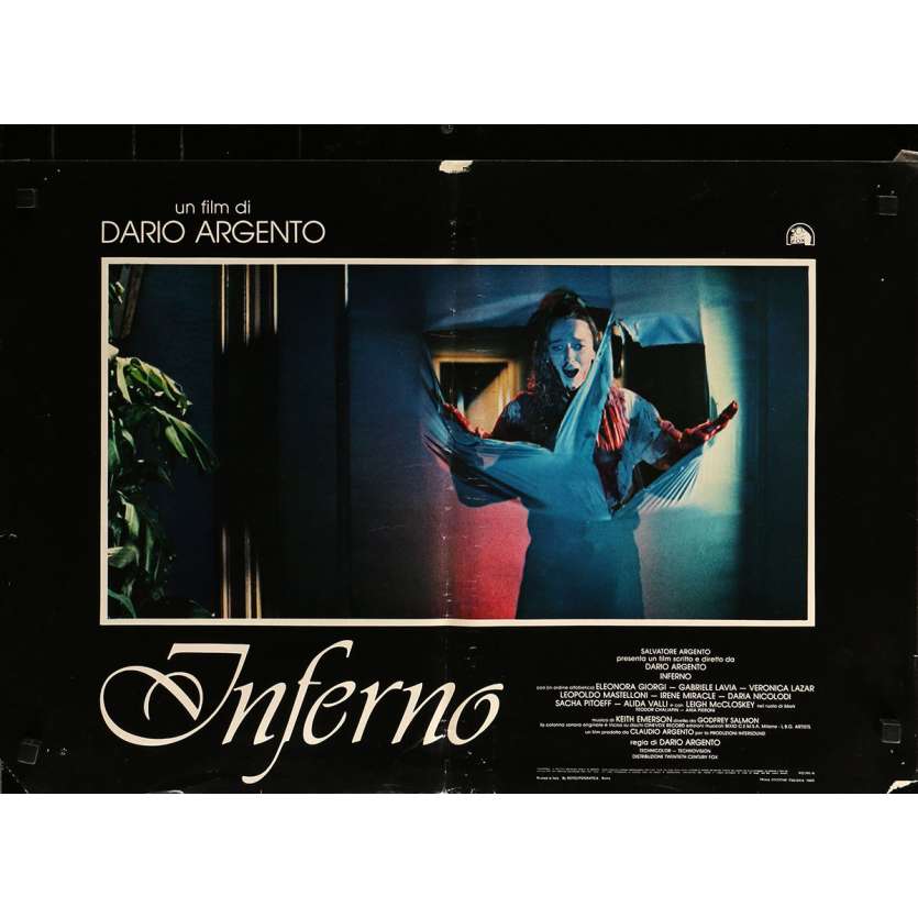 INFERNO Original Photobusta Poster N06 - 18x26 in. - 1980 - Dario Argento, Daria Nicolodi