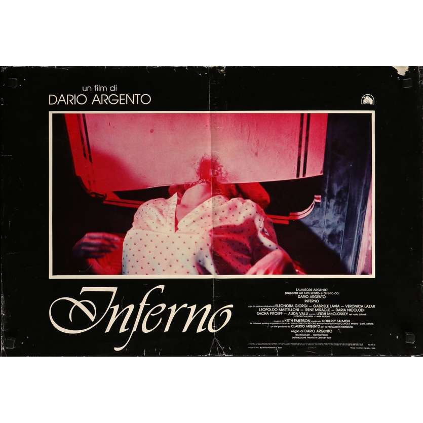 INFERNO Original Photobusta Poster N04 - 18x26 in. - 1980 - Dario Argento, Daria Nicolodi