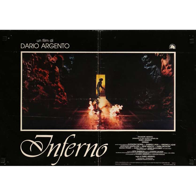 INFERNO Original Photobusta Poster N02 - 18x26 in. - 1980 - Dario Argento, Daria Nicolodi