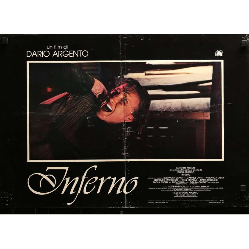INFERNO Photobusta N01 - 46x64 cm. - 1980 - Daria Nicolodi, Dario Argento