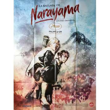 THE BALLAD OF NARAYAMA Original Movie Poster - 47x63 in. - 1983 - Shôhei Imamura, Ken Ogata