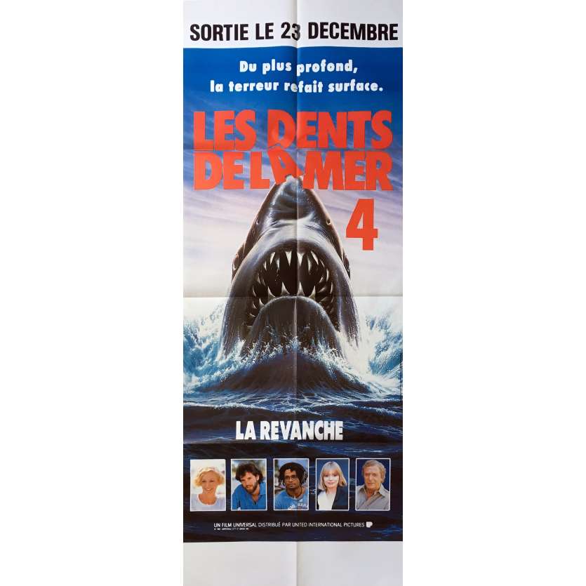 JAWS: THE REVENGE  Original Movie Poster  - 23x63 in. - 1987 - Joseph Sargent, Lance Guest
