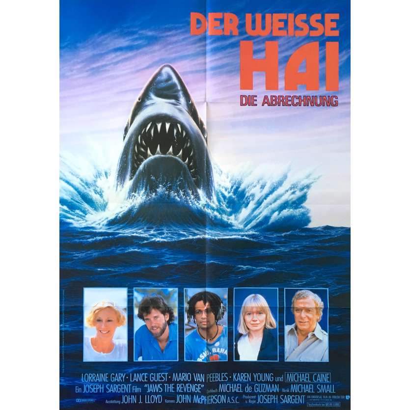 LES DENTS DE LA MER 4 Affiche de film - 59x84 cm. - 1987 - Lance Guest, Joseph Sargent