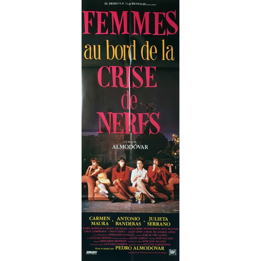 Au Bord De La Crise De Nerf Affiche de FEMMES AU BORD DE LA CRISE DE NERFS