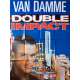 DOUBLE IMPACT Original Movie Poster Adv. - 47x63 in. - 1991 - Sheldon Lettich, Jean-Claude Van Damme