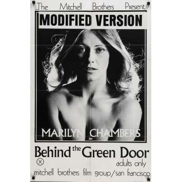 BEHIND THE GREEN DOOR Original Movie Poster - 27x40 in. - 1972 - Mitchell Bros, Marilyn Chambers