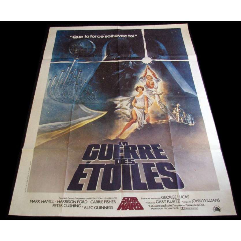 STAR WARS La Guerre des étoiles Affiche française 120x160