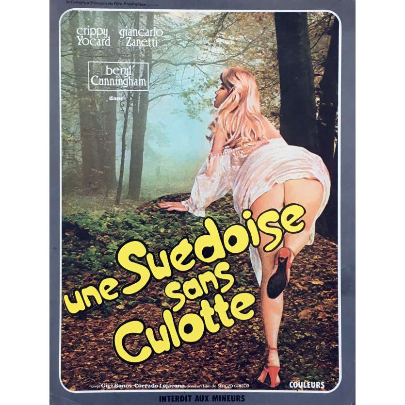 LA NIPOTE DEL PRETE Original Herald  - 9x12 in. - 1976 - Sergio Greco, Crippy Yocard
