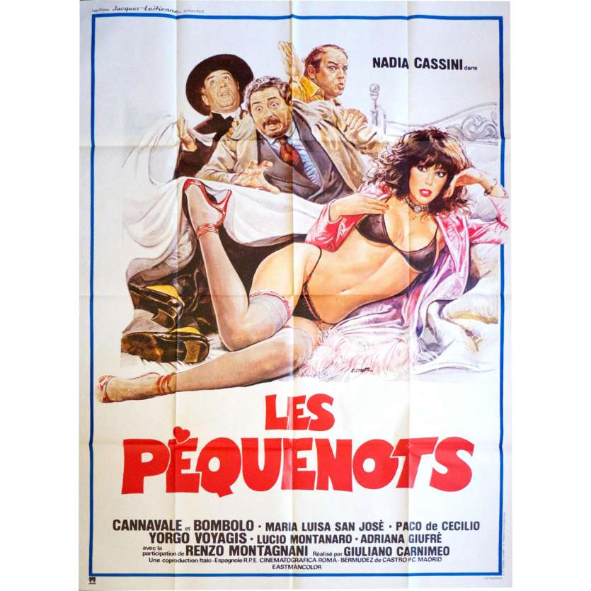 LES PEQUENOTS French Movie Poster 47x63 - 1981 - Giuliano Carnimeo, Nadia Cassini, Cannavale