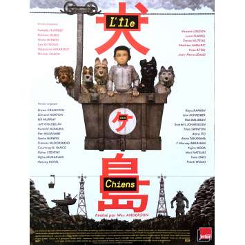 ISLE OF DOGS Original Movie Poster - 15x21 in. - 2018 - Wes Anderson, Scarlett Johansson