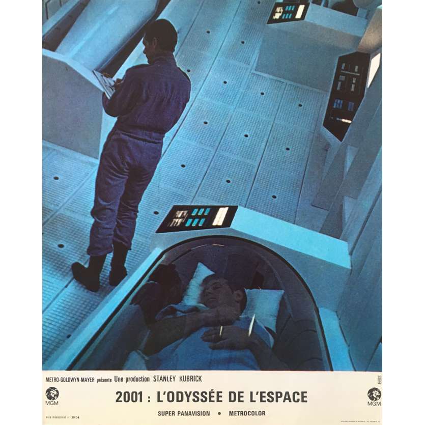 2001 A SPACE ODYSSEY Original Lobby Card N01, Set B - 9x12 in. - 1968 - Stanley Kubrick, Keir Dullea
