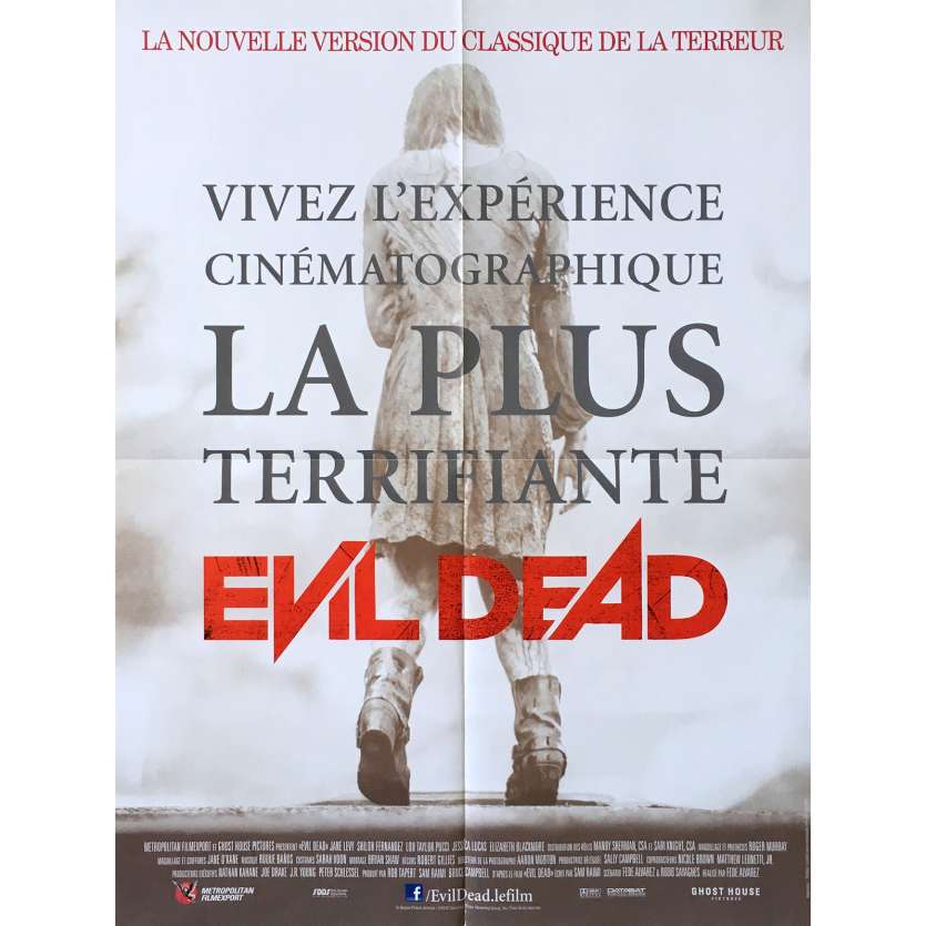 THE EVIL DEAD Original Movie Poster - 15x21 in. - 1981 - Fede Alvarez, Jane Levy