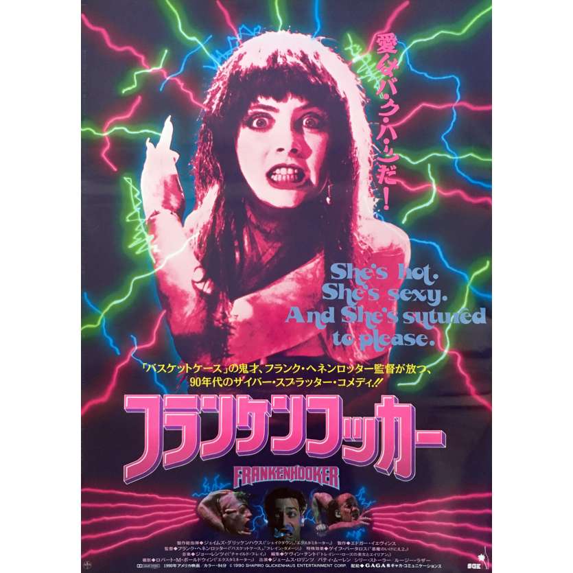 FRANKENHOOKER Original Movie Poster  - 20x28 in. - 1990 - Frank Henenlotter, Joanne Ritchie