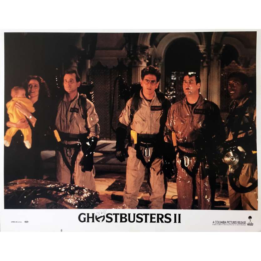 GHOSTBUSTERS 2 Original Lobby Card N07 - 11x14 in. - 1989 - Ivan Reitman, Bill Murray