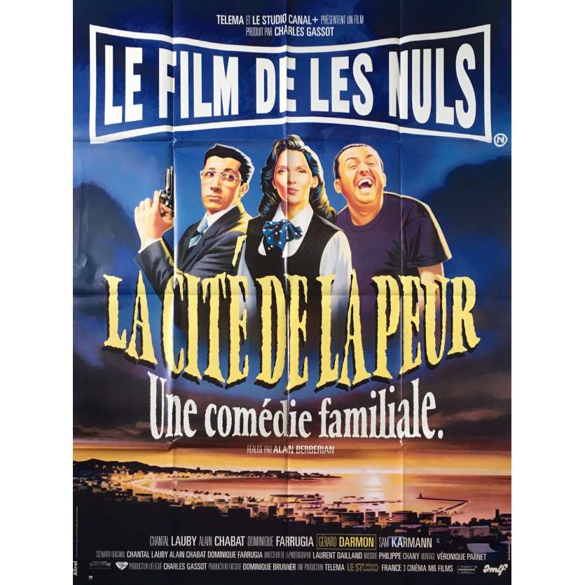 LA CITE DE LA PEUR Affiche de film - 120x160 cm. - 1994 - Alain Chabat, Alain Berbérian