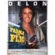 PAROLE DE FLIC Affiche de film  - 120x160 cm. - 1985 - Alain Delon, José Pinheiro