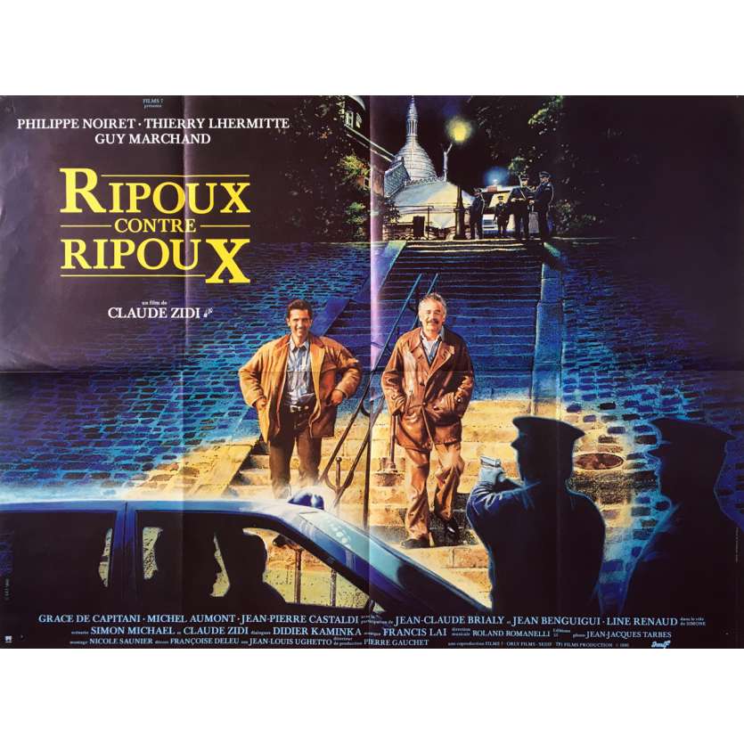 MY NEW PARTNER II Original Movie Poster  - 23x32 in. - 1990 - Claude Zidi, Philippe Noiret