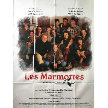 LES MARMOTTES Affiche de film - 120x160 cm. - 1993 - Jean-Hugues Anglades, Eli Chouraqui