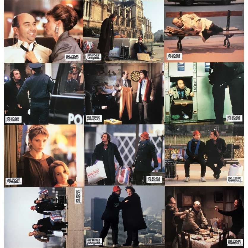 UNE EPOQUE FORMIDABLE Photos de film x12 - 21x30 cm. - 1991 - Richard Bohringer, Gérard Jugnot