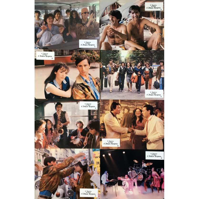 CLARA ET LES CHICS TYPES Photos de film x8 - 21x30 cm. - 1981 - Isabelle Adjani, Jacques Monnet