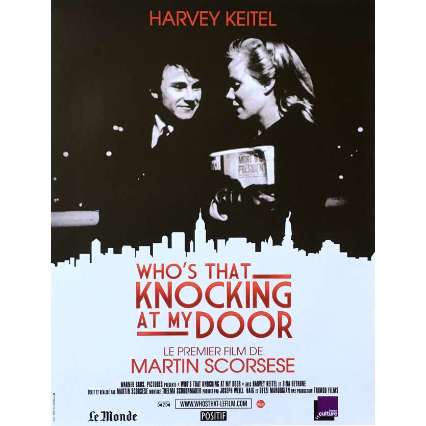 WHO'S THAT KNOCKING AT MY DOOR Affiche de film - 40x60 cm. - R1990 - Harvey Keitel, Martin Scorses