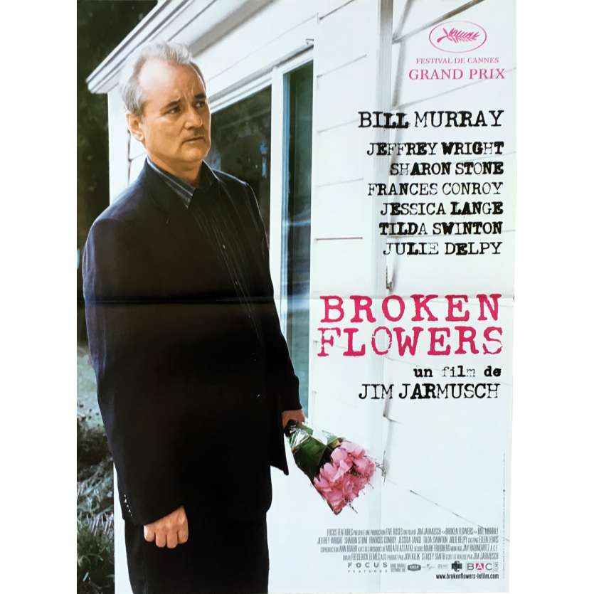 BROKEN FLOWERS Original Movie Poster - 15x21 in. - 2005 - Jim Jarmusch, Bill Murray