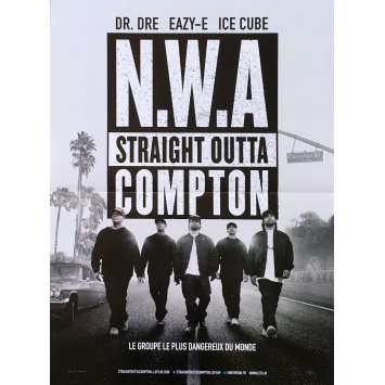 N.W.A. STRAIGHT OUTTA COMPTON Affiche de film - 40x60 cm. - 2015 - O'Shea Jackson Jr., F. Gary Gray N.W.A. STRAIGHT OUTTA COMPTON Affiche de film - 40x60 cm. - 2015 - O'Shea Jackson Jr., F. Gary Gray