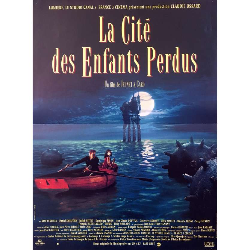 THE CITY OF THE LOST CHILDREN Original Movie Poster  - 15x21 in. - 1995 - Jean-Pierre Jeunet, Marc Caro, Ron Perlman