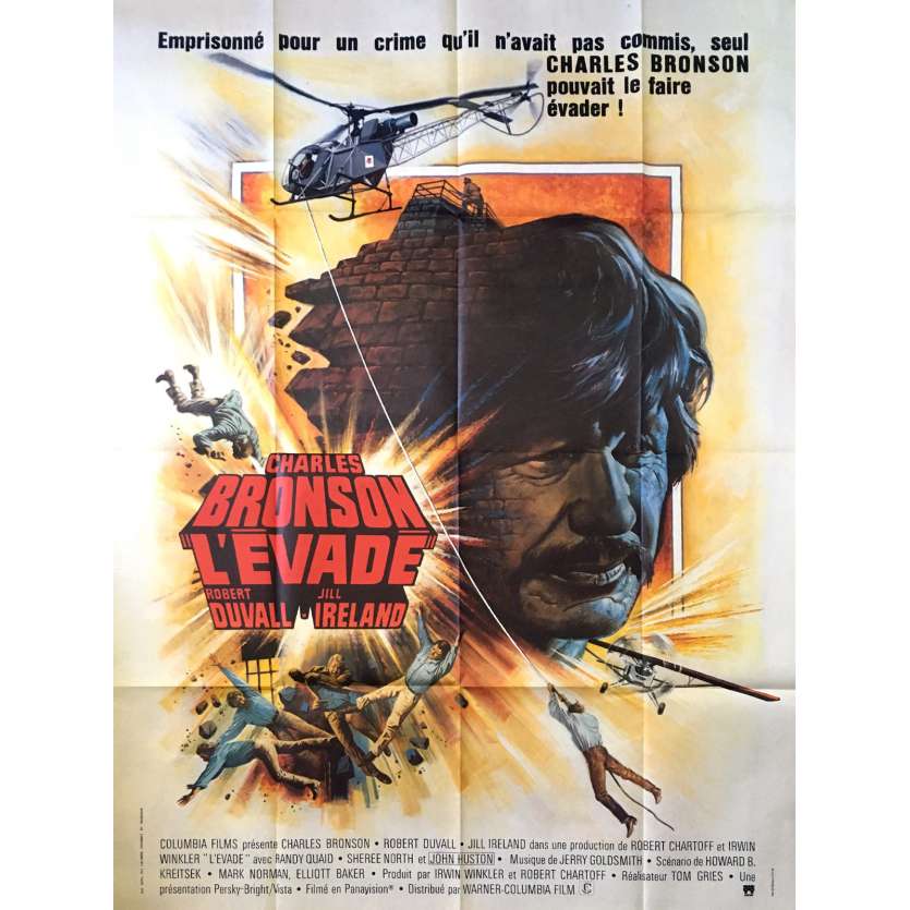 L'EVADE Affiche de film 120x160 - 1975 - Charles Bronson, Tom Gries