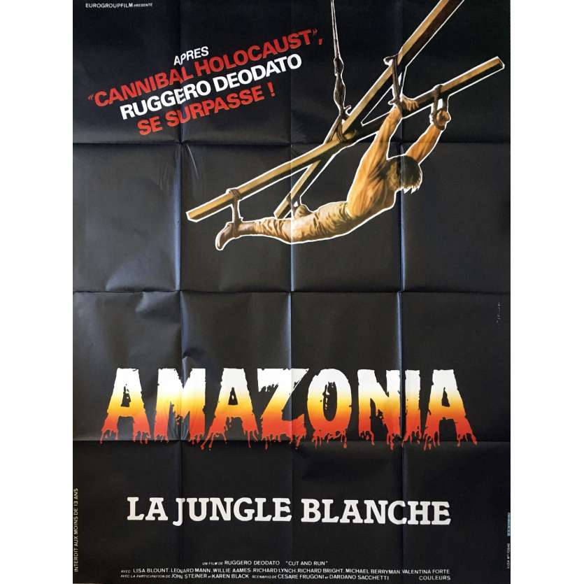 AMAZONIA Affiche de film 120x160 cm - 1985 - Lisa Blount, Ruggero Deodato