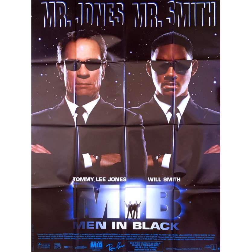 MEN IN BLACK Affiche originale FR '97 Will Smith, Tommy Lee Jones movie poster