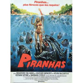 PIRANHAS Affiche de film - 40x60 cm. - 1978 - Kevin McCarthy, Joe Dante PIRANHAS Affiche de film - 40x60 cm. - 1978 - Kevin McCarthy, Joe Dante